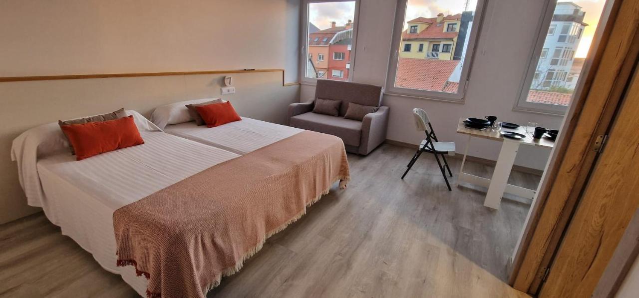 Estudios En Plaza Cabo Da Vila Centro Muxia Zewnętrze zdjęcie